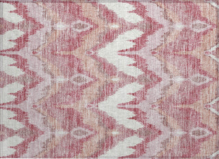 Piper Looms Chantille Ikat ACN743 Blush Machine Washable Area Rug Scatter Main Image
