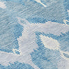 Piper Looms Chantille Ikat ACN743 Denim Machine Washable Area Rug Swatch Image