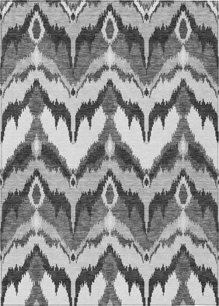 Piper Looms Chantille Ikat ACN743 Gray Machine Washable Area Rug main image