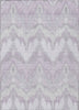 Piper Looms Chantille Ikat ACN743 Lavender Machine Washable Area Rug main image