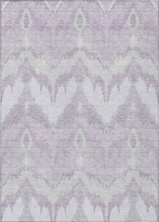 Piper Looms Chantille Ikat ACN743 Lavender Machine Washable Area Rug main image