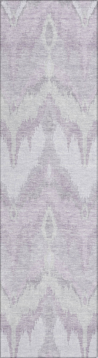 Piper Looms Chantille Ikat ACN743 Lavender Machine Washable Area Rug Runner Main Image