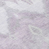 Piper Looms Chantille Ikat ACN743 Lavender Machine Washable Area Rug Swatch Image