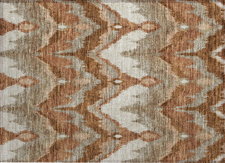 Piper Looms Chantille Ikat ACN743 Paprika Machine Washable Area Rug Scatter Main Image