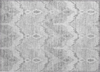 Piper Looms Chantille Ikat ACN743 Silver Machine Washable Area Rug Scatter Main Image