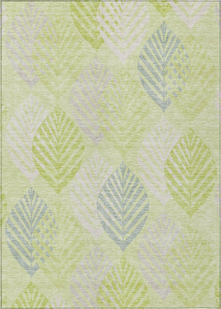 Piper Looms Chantille Floral ACN744 Aloe Machine Washable Area Rug main image