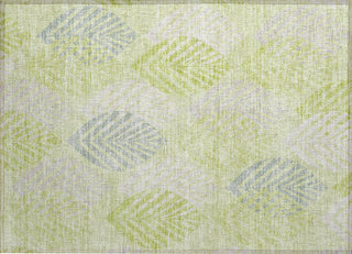 Piper Looms Chantille Floral ACN744 Aloe Machine Washable Area Rug Scatter Main Image