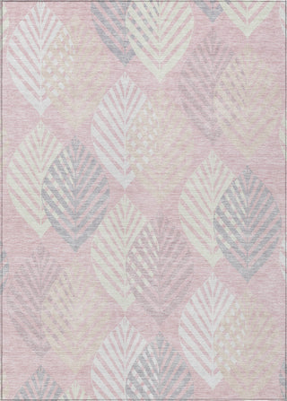 Piper Looms Chantille Floral ACN744 Pink Machine Washable Area Rug main image