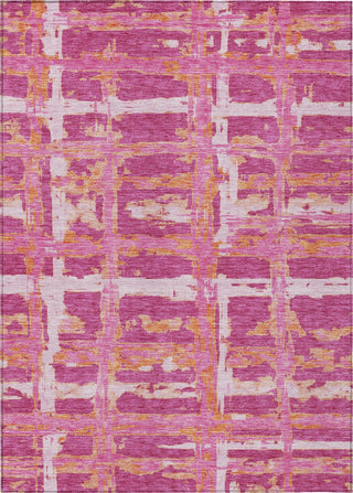 Piper Looms Chantille Stripes ACN745 Blush Machine Washable Area Rug main image