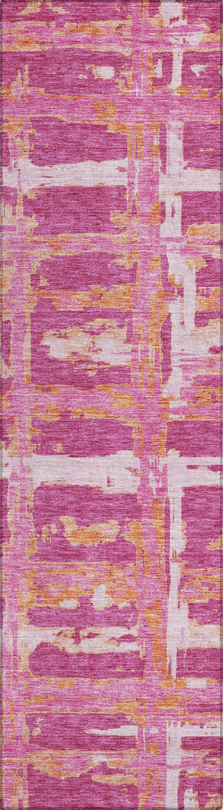 Piper Looms Chantille Stripes ACN745 Blush Machine Washable Area Rug Runner Main Image