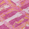 Piper Looms Chantille Stripes ACN745 Blush Machine Washable Area Rug Swatch Image