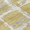 Piper Looms Chantille Stripes ACN745 Gold Machine Washable Area Rug Swatch Image