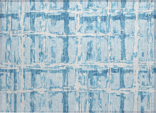 Piper Looms Chantille Stripes ACN745 Sky Machine Washable Area Rug Scatter Main Image