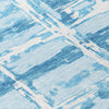 Piper Looms Chantille Stripes ACN745 Sky Machine Washable Area Rug Swatch Image