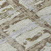 Piper Looms Chantille Stripes ACN745 Taupe Machine Washable Area Rug Swatch Image