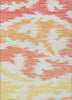 Piper Looms Chantille Abstract ACN746 Coral Machine Washable Area Rug main image