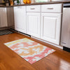 Piper Looms Chantille Abstract ACN746 Coral Machine Washable Area Rug Scatter Lifestyle Image Feature