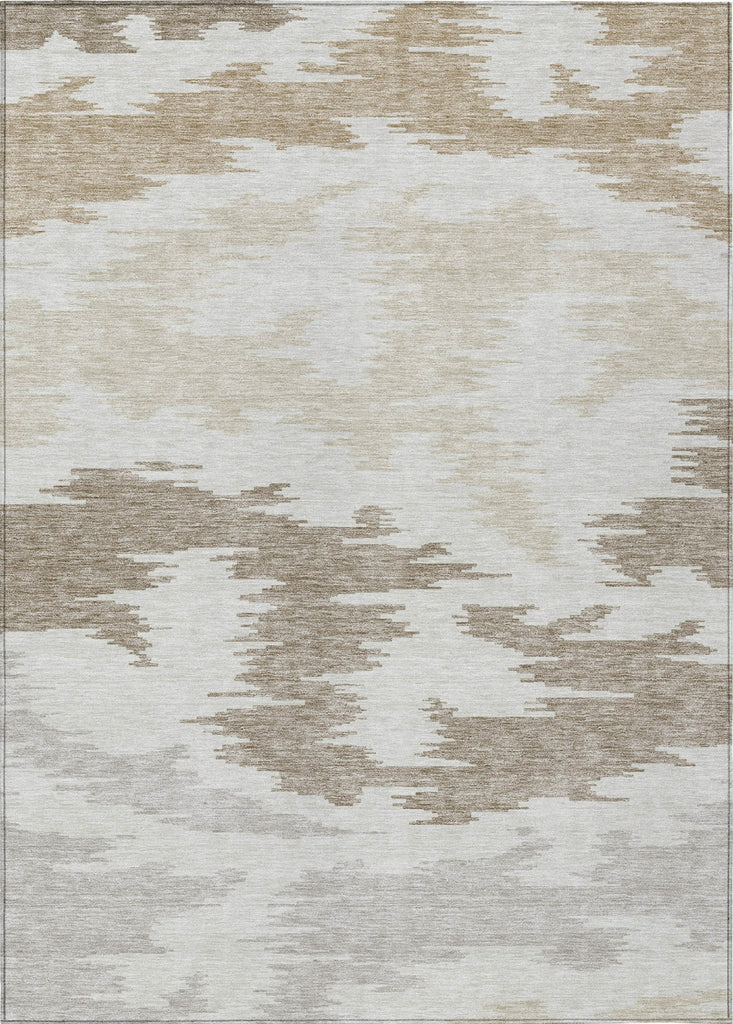 Piper Looms Chantille Abstract ACN746 Ivory Machine Washable Area Rug main image