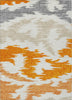 Piper Looms Chantille Abstract ACN746 Orange Machine Washable Area Rug main image