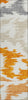 Piper Looms Chantille Abstract ACN746 Orange Machine Washable Area Rug Runner Main Image