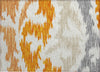 Piper Looms Chantille Abstract ACN746 Orange Machine Washable Area Rug Scatter Main Image