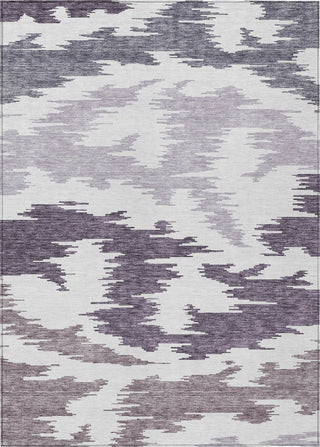Piper Looms Chantille Abstract ACN746 Purple Machine Washable Area Rug main image