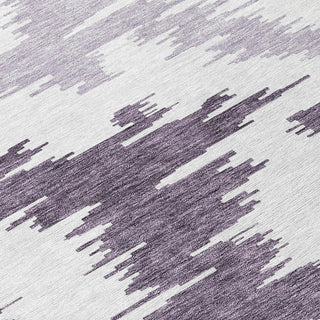 Piper Looms Chantille Abstract ACN746 Purple Machine Washable Area Rug Swatch Image