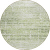 Piper Looms Chantille Modern ACN747 Aloe Machine Washable Area Rug Round Main Image
