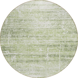 Piper Looms Chantille Modern ACN747 Aloe Machine Washable Area Rug Round Main Image