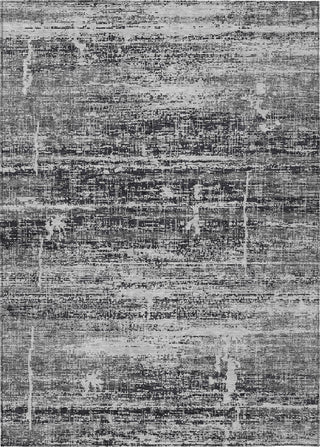 Piper Looms Chantille Modern ACN747 Black Machine Washable Area Rug main image