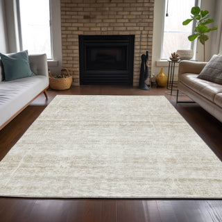 Piper Looms Chantille Modern ACN747 Ivory Machine Washable Area Rug Lifestyle Image Feature