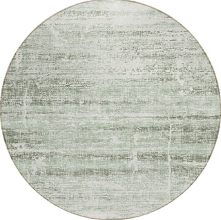 Piper Looms Chantille Modern ACN747 Sage Machine Washable Area Rug Round Main Image