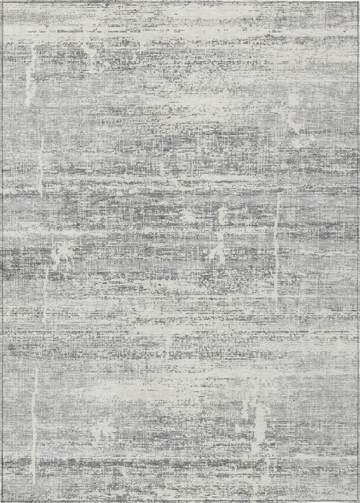 Piper Looms Chantille Modern ACN747 Silver Machine Washable Area Rug main image