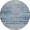 Piper Looms Chantille Modern ACN747 Sky Machine Washable Area Rug Round Main Image