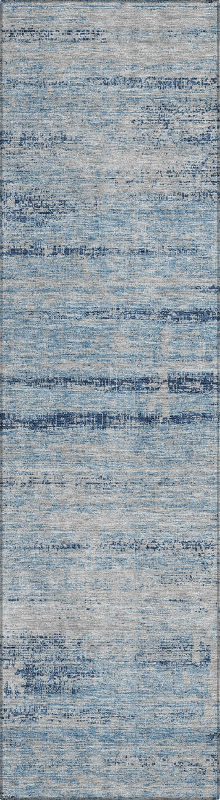 Piper Looms Chantille Modern ACN747 Sky Machine Washable Area Rug Runner Main Image