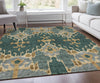 Piper Looms Chantille Ikat ACN748 Cactus Machine Washable Area Rug Lifestyle Image Feature