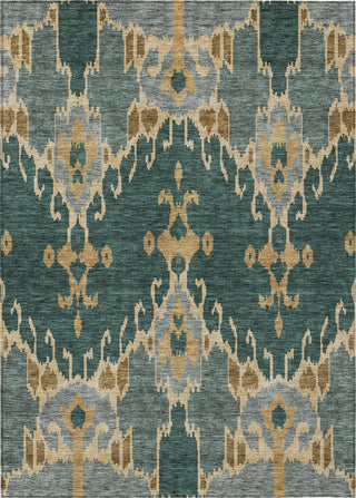 Piper Looms Chantille Ikat ACN748 Cactus Machine Washable Area Rug main image