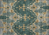 Piper Looms Chantille Ikat ACN748 Cactus Machine Washable Area Rug Scatter Main Image