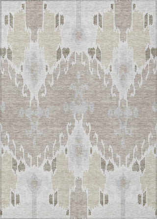 Piper Looms Chantille Ikat ACN748 Ivory Machine Washable Area Rug main image