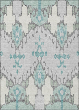 Piper Looms Chantille Ikat ACN748 Mint Machine Washable Area Rug main image