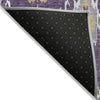 Piper Looms Chantille Ikat ACN748 Purple Machine Washable Area Rug Backing Image