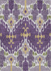 Piper Looms Chantille Ikat ACN748 Purple Machine Washable Area Rug main image