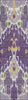 Piper Looms Chantille Ikat ACN748 Purple Machine Washable Area Rug Runner Main Image