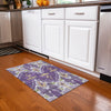 Piper Looms Chantille Ikat ACN748 Purple Machine Washable Area Rug Scatter Lifestyle Image Feature