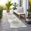 Piper Looms Chantille Mid-century Modern ACN749 Beige Machine Washable Area Rug Runner Outdoor Lifestyle Image Feature