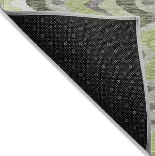 Piper Looms Chantille Waves ACN750 Aloe Machine Washable Area Rug Backing Image