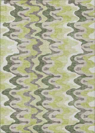 Piper Looms Chantille Waves ACN750 Aloe Machine Washable Area Rug main image