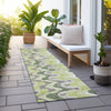 Piper Looms Chantille Waves ACN750 Aloe Machine Washable Area Rug Runner Outdoor Lifestyle Image Feature