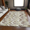 Piper Looms Chantille Waves ACN750 Beige Machine Washable Area Rug Lifestyle Image Feature