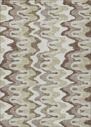Piper Looms Chantille Waves ACN750 Beige Machine Washable Area Rug main image